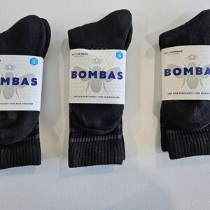 Bombas Men's Black Socks